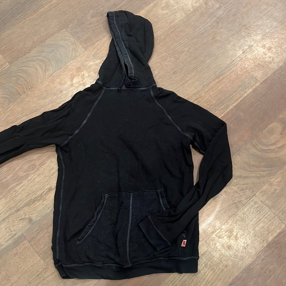 free city black hoodie